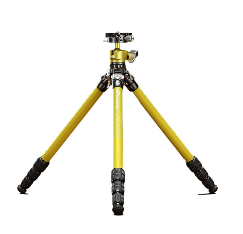 Leofoto LY-224C Mr.Y Series 4 Section Carbon Fibre Tripod with LH-25R Ball Head - Yellow