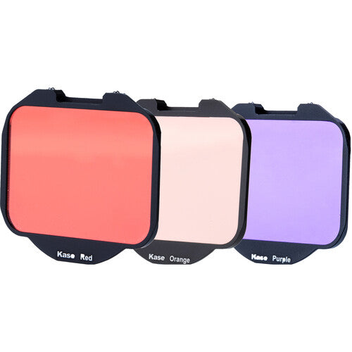 Kase Clip-In Underwater Filter Set for Sony A7, A9 & Alpha 1 Series Cameras (Orange, Red & Purple)
