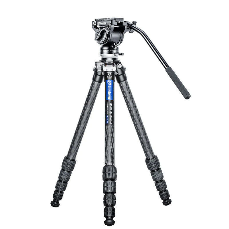 Leofoto LS-255CEX Ranger Levelling Base Series 5 Section Tripod with BV-5 Video Head