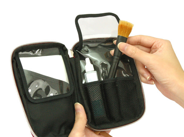 CURA CFC-100GRN Cleaning Set; Kumano Brush + Lens Cleaner (15ml) + Micro Wiper (50 sheet) + Nylon Pouch (Green)