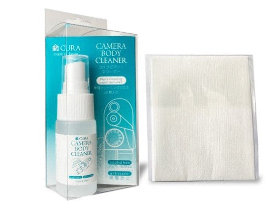 CURA CBC-030 Camera Body Cleaner Spray (50ml) + Wiper (20 sheets)