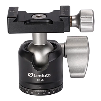 Leofoto LH-25 25mm Low Profile Ball Head with PU-25 Plate