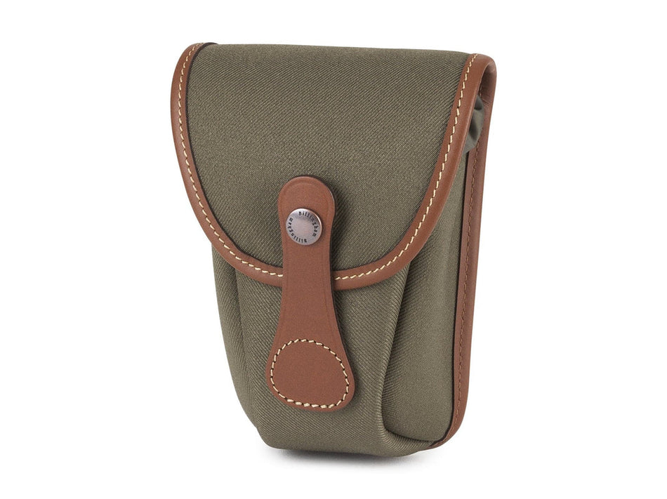 Billingham AVEA 7 End Pocket Pouch - Sage FibreNyte / Tan Leather