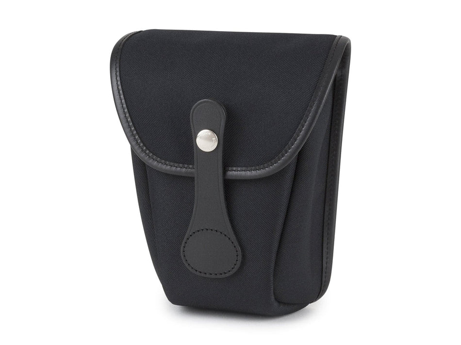 Billingham AVEA 8 End Pocket Pouch - Black FibreNyte / Black Leather
