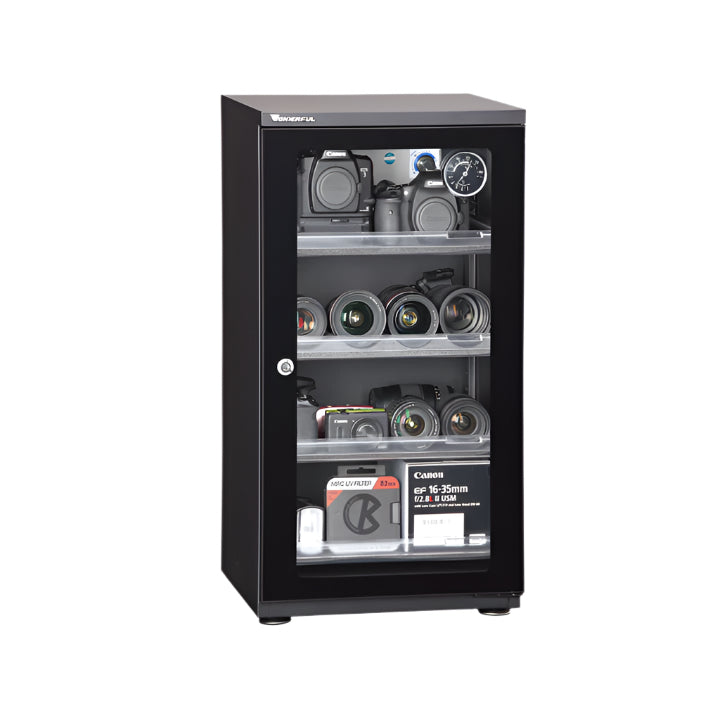 Wonderful AD-096C (90 Litre) Dry Cabinet with Digital Hygrometer