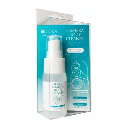 CURA CBC-030 Camera Body Cleaner Spray (50ml) + Wiper (20 sheets)