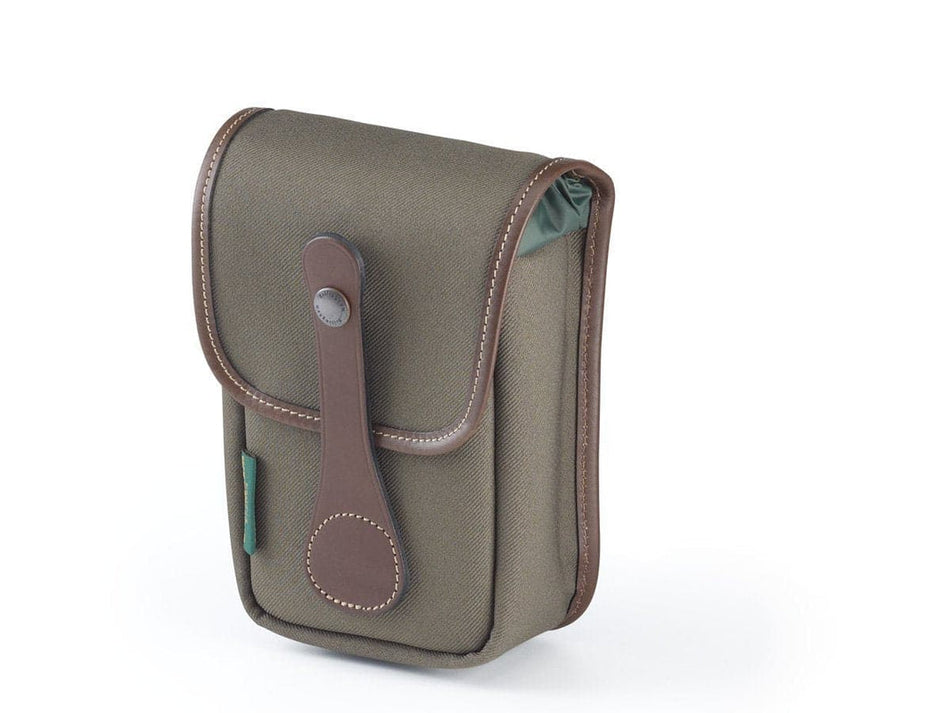 Billingham AVEA 5 End Pocket Pouch - Sage FibreNyte / Chocolate Leather