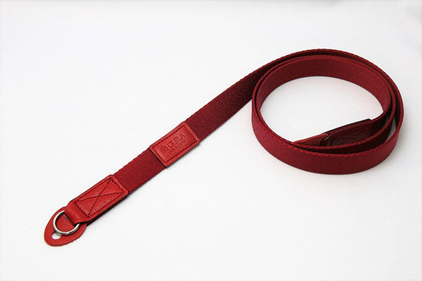CURA STS-100RED Silky Touch Camera Strap (Nylon) (105cm) Red