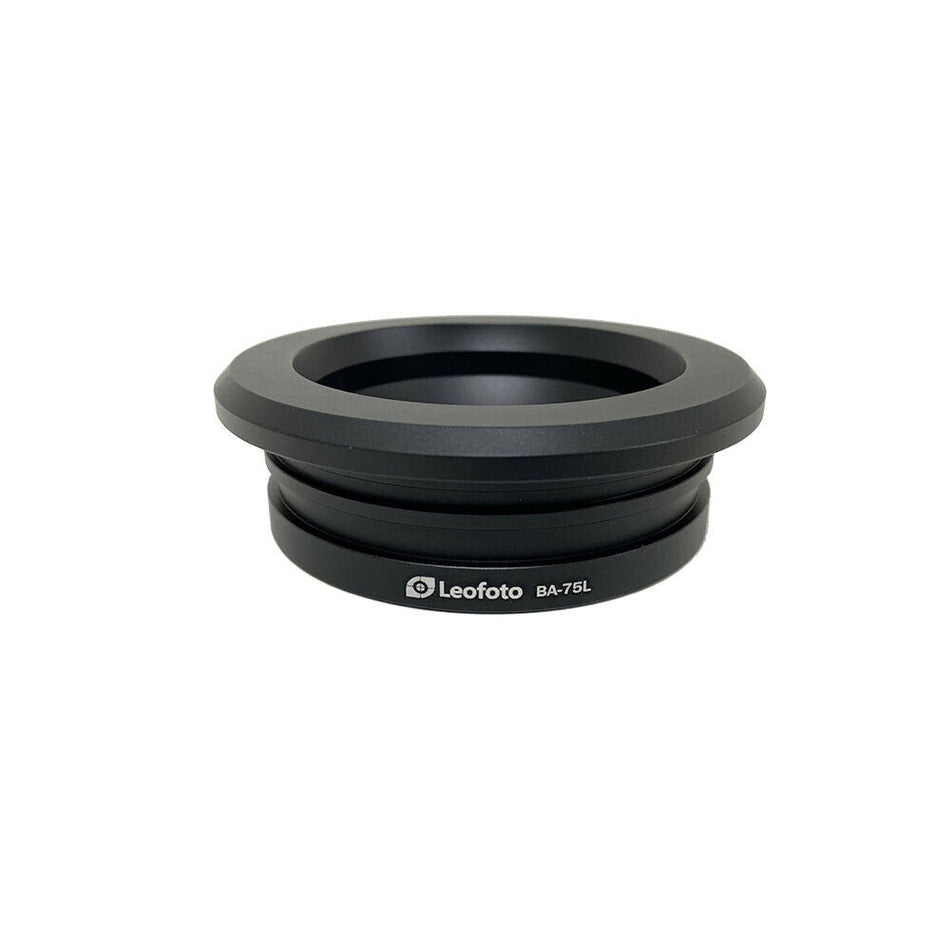 Leofoto BA-75L Half Bowl Adapter Convert 100mm to 75mm for 100mm Systematic Tripods