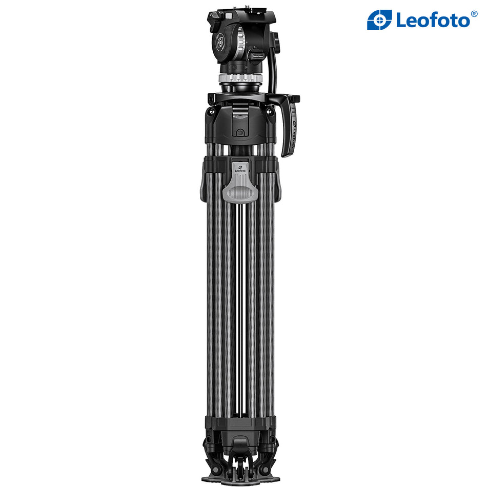 Leofoto LVF-163C+FH-10 Professional Dual Tube Carbon Fibre Tripod with Fluid Video Head