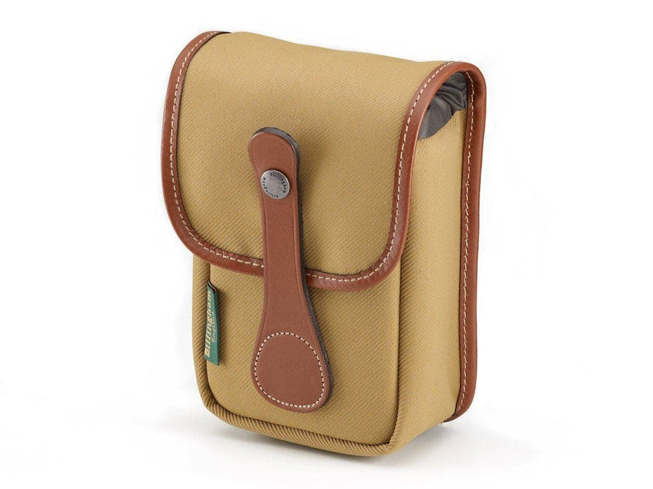Billingham AVEA 5 End Pocket Pouch - Khaki FibreNyte / Tan Leather