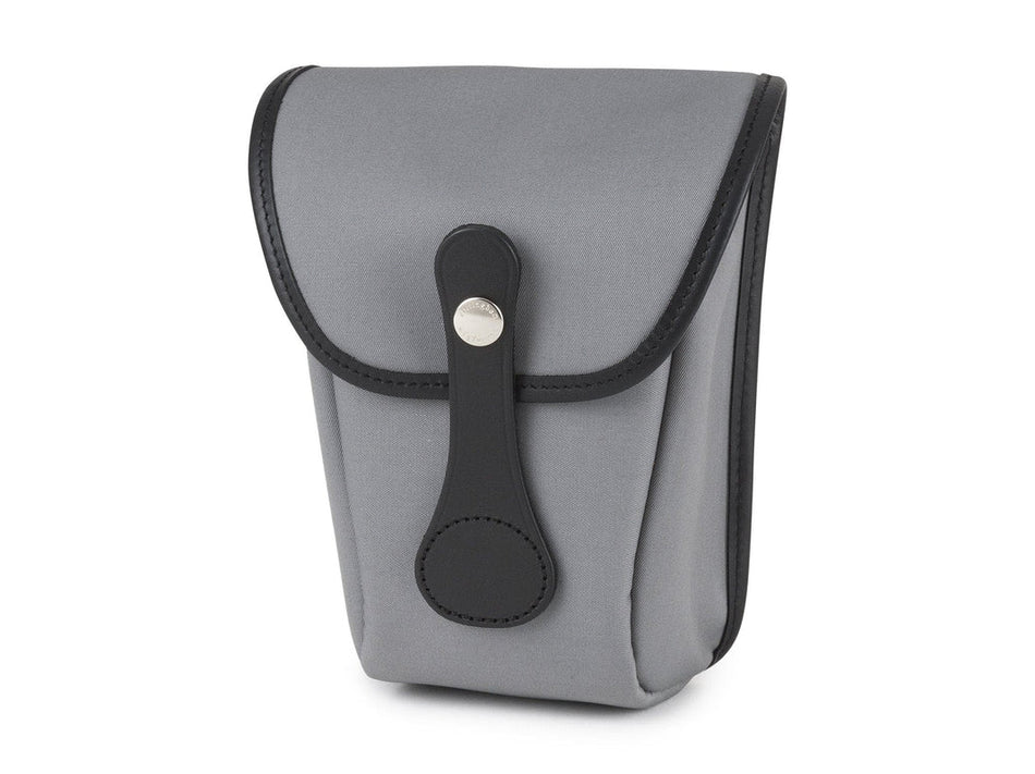 Billingham AVEA 8 End Pocket Pouch - Grey Canvas / Black Leather