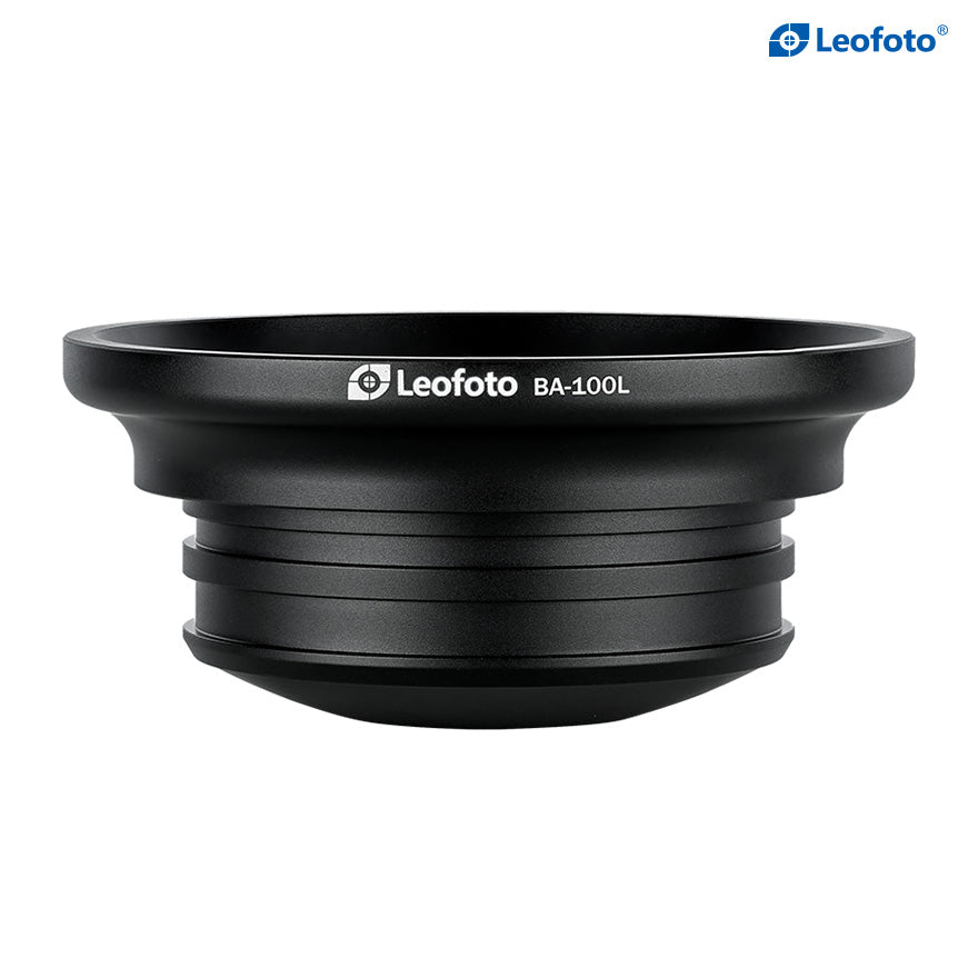 Leofoto BA-100L Half Bowl Adapter Convert 75mm to 100mm for 75mm Systematic Tripods