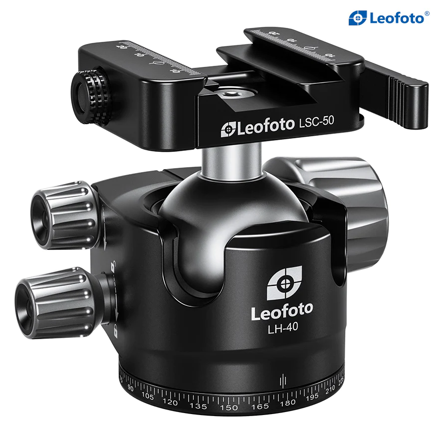Leofoto LH-40SC 40mm Ball Head with LSC-50 Lever Clamp