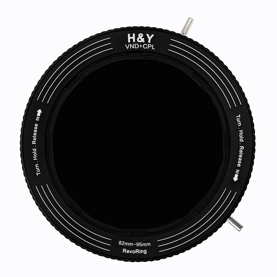 H&Y 82-95mm RevoRing Variable Neutral Density ND3-1000 + Circular Polarizer