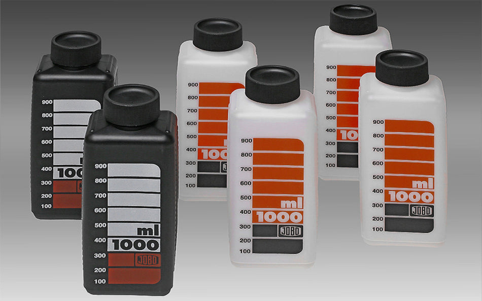 JOBO 3300 Scaled Bottle Kit 1000ml  (4x White, 2x Black)