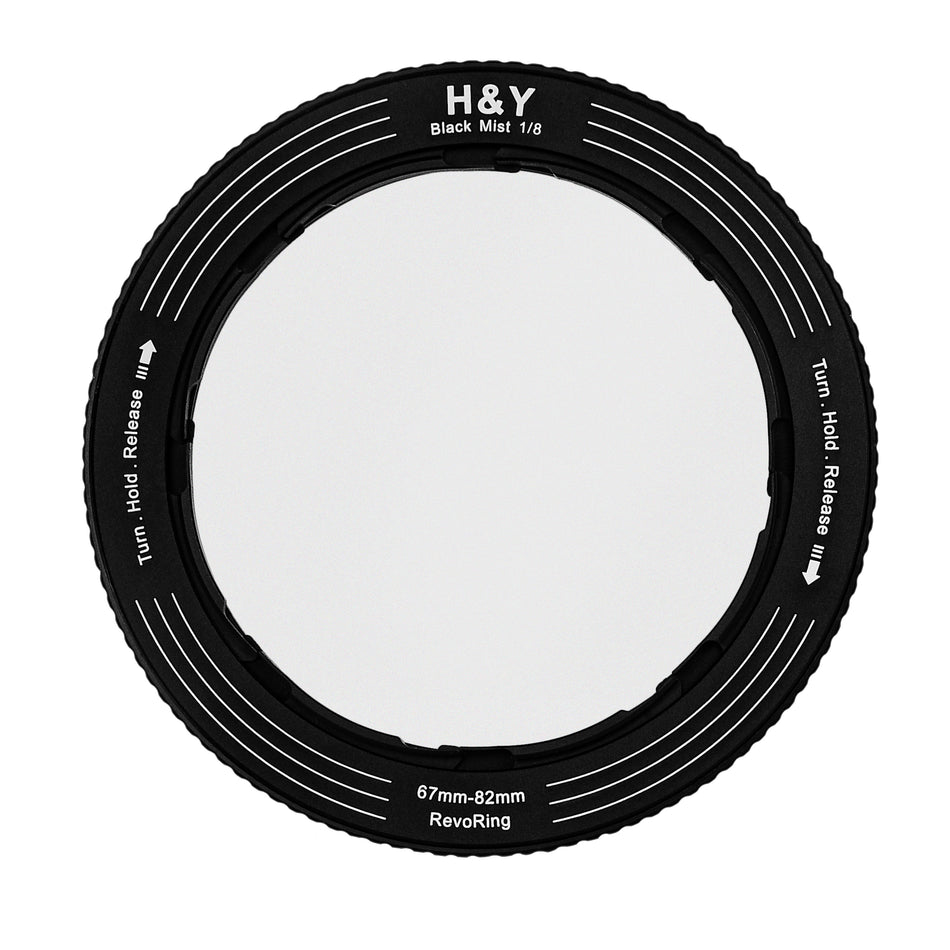 H&Y 77mm Black Mist 1/8 Magnetic Clip-on Filter for RevoRing VND & CPL 58-77mm RNC77