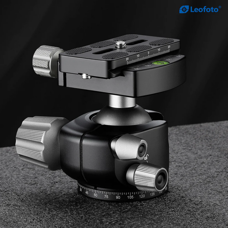 Leofoto LH-36 36mm Low Profile Ball Head with QP-70N Plate