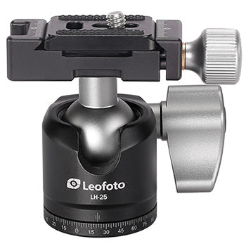 Leofoto LH-25 25mm Low Profile Ball Head with PU-25 Plate