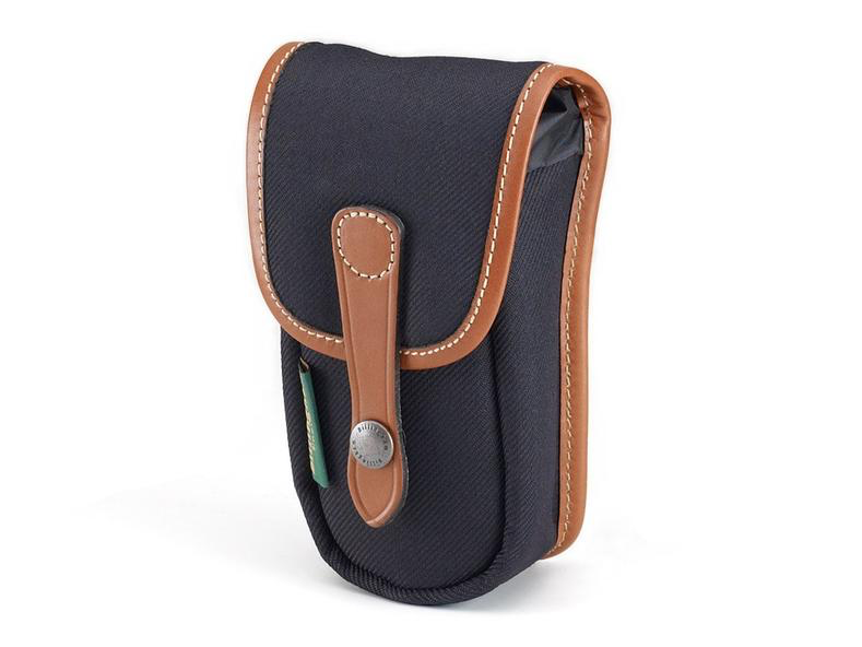 Billingham AVEA 3 End Pocket Pouch - Black FibreNyte / Tan Leather