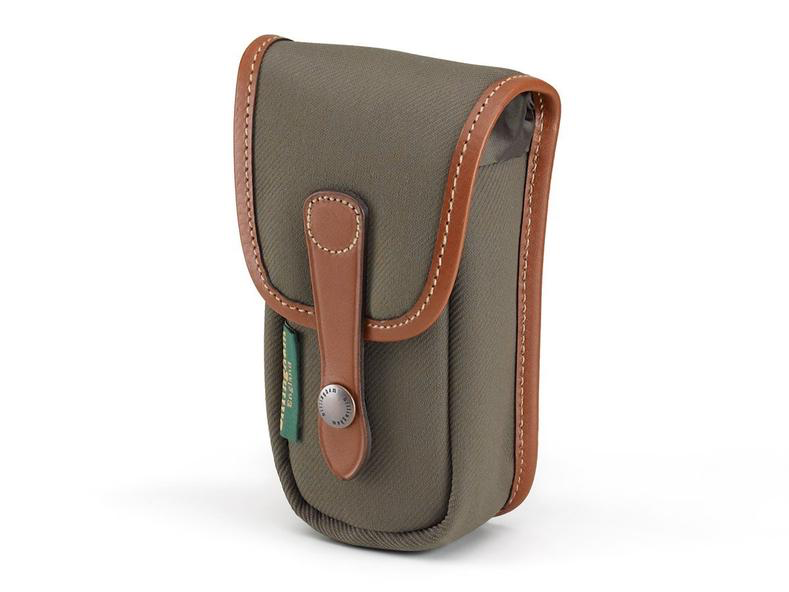 Billingham AVEA 3 End Pocket Pouch - Sage FibreNyte / Tan Leather