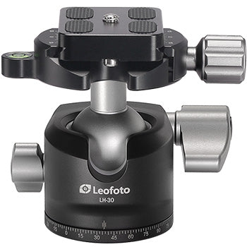 Leofoto LH-30 30mm Low Profile Ball Head with BPL-50N Plate