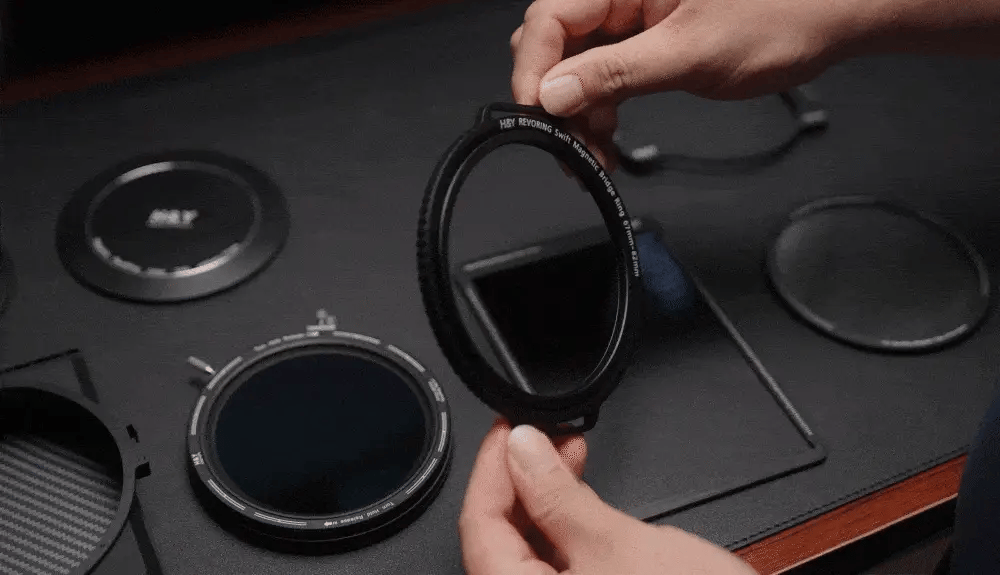 -H&Y Filters RevoRing MKII Variable ND3-ND1000 & Circular Polarizer Filter (82-95mm)-Variable Lens Adapter VND+CPL Filter-H&Y Filters