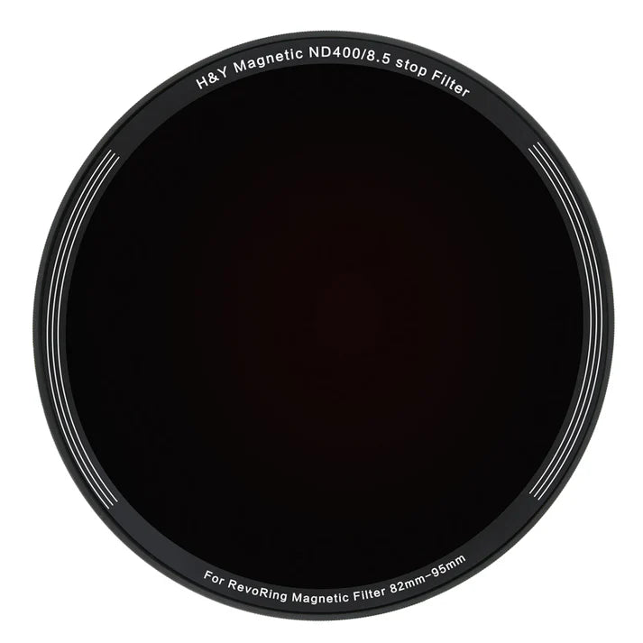 -H&Y Filters ND400 (9 Stop) Magnetic Clip-On Filter for RevoRing (82-95mm)-95mm Filters for Revo & Swift Rings-H&Y Filters