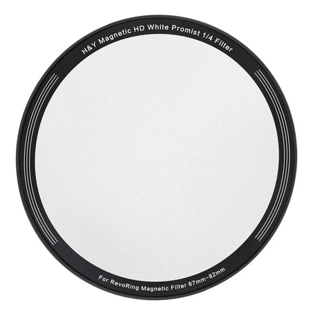 -H&Y Filters 82mm White Promist 1/4 Magnetic Clip-on Filter for RevoRing VND & CPL 67-82mm RNC82-82mm Filters for Revo & Swift Rings-H&Y Filters