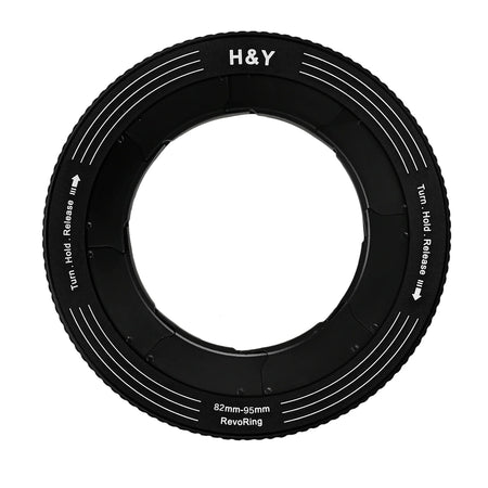 -H&Y Filters RevoRing 82-95mm Variable Adapter for 95mm Filters-Variable Lens Adapter Rings-H&Y Filters