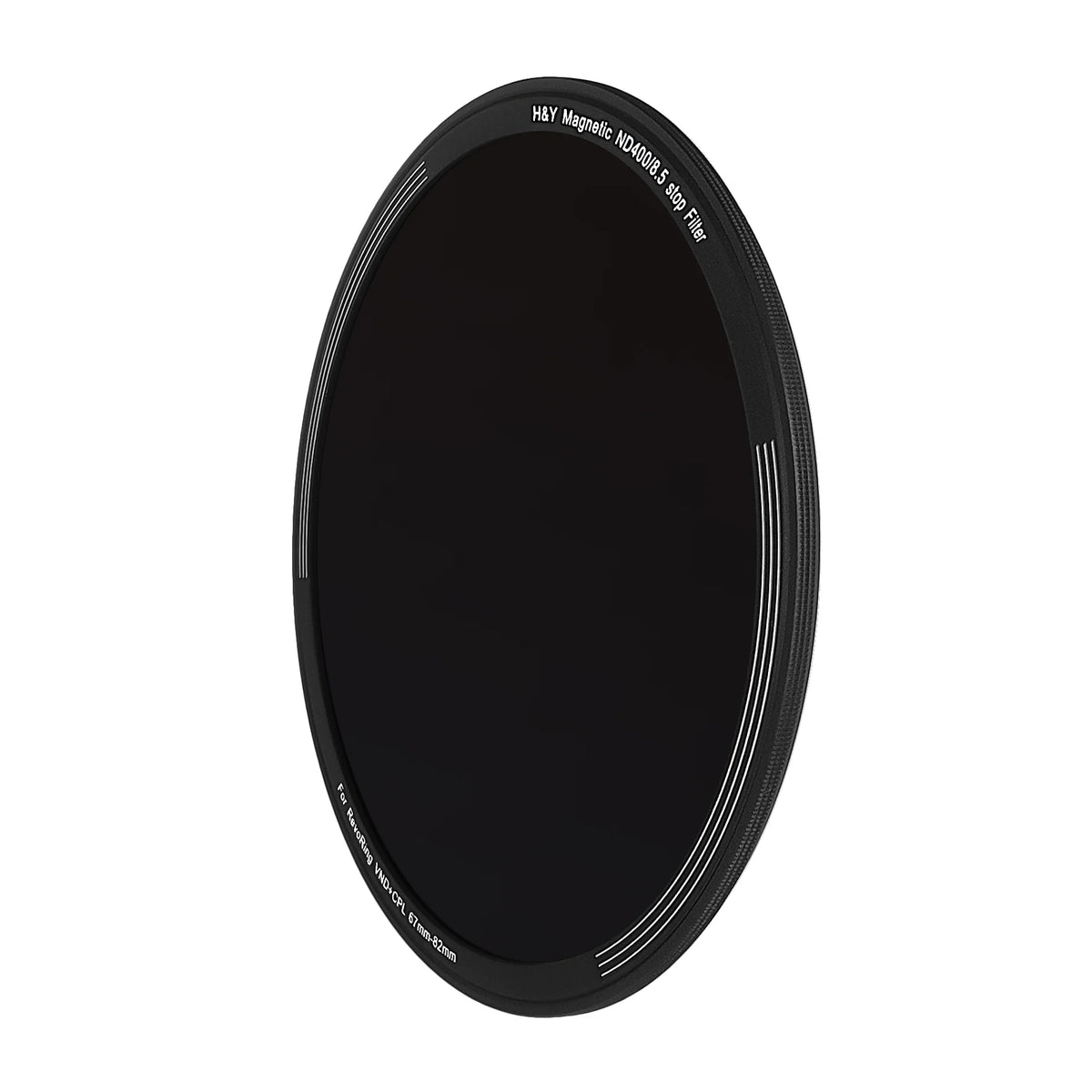 -H&Y Filters ND400 (9 Stop) Magnetic Clip-On Filter for RevoRing (58-77mm)-77mm Filters for Revo & Swift Rings-H&Y Filters