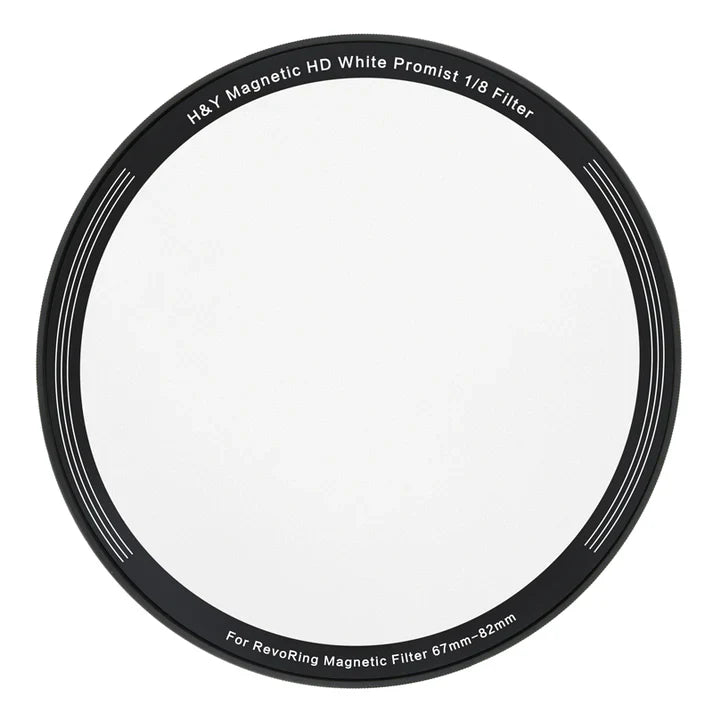 -H&Y Filters 82mm White Promist 1/8 Magnetic Clip-on Filter for RevoRing VND & CPL 67-82mm RNC82-82mm Filters for Revo & Swift Rings-H&Y Filters
