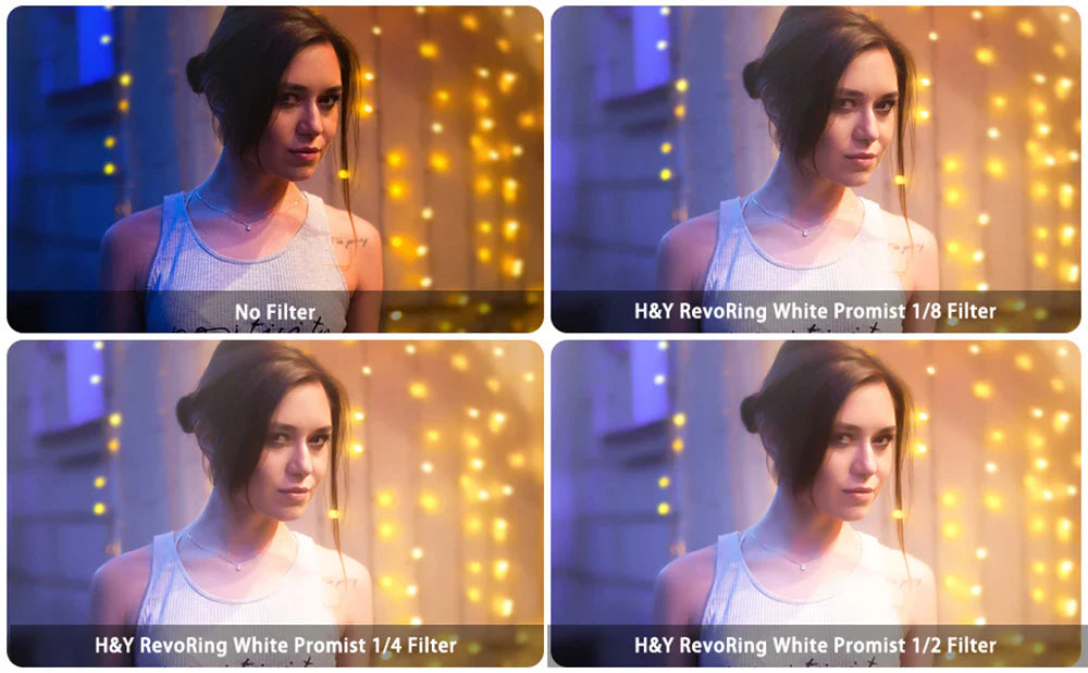 -H&Y Filters RevoRing White Promist (1/4) Filter (58-77mm)-Variable Lens Adapter Mist Filter-H&Y Filters