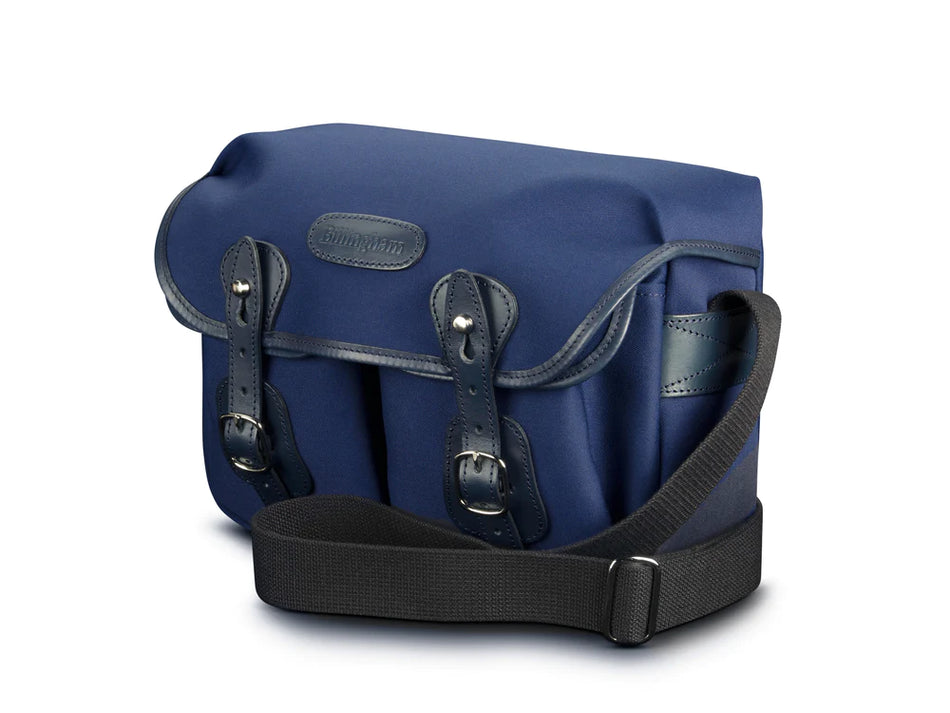 Billingham Hadley Small Camera Bag - Navy Canvas / Navy Leather