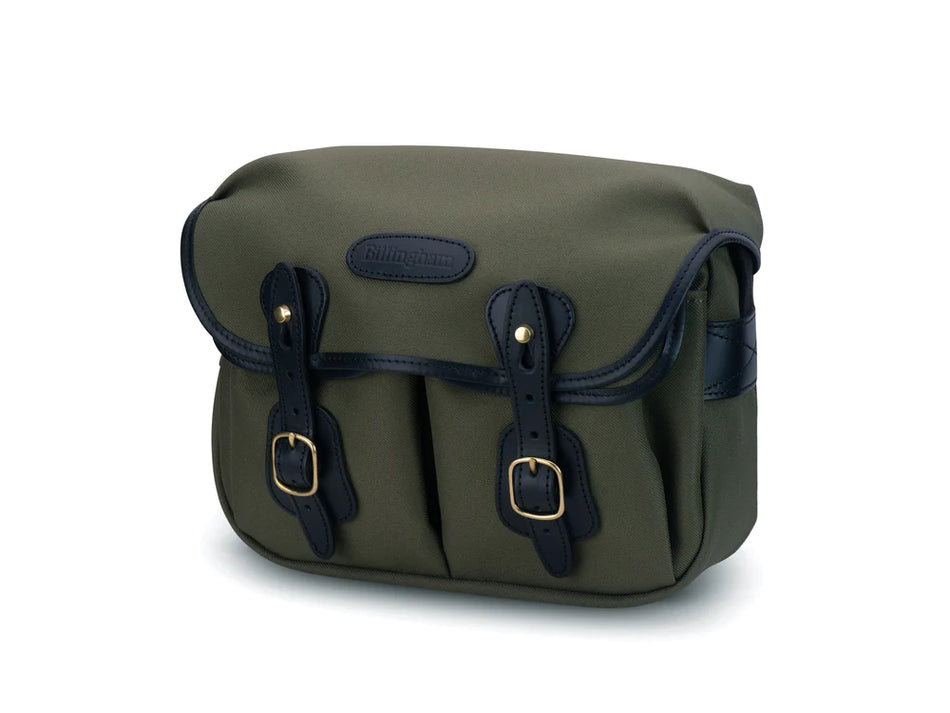 Billingham Hadley Small Camera Bag - Sage FibreNyte / Black Leather