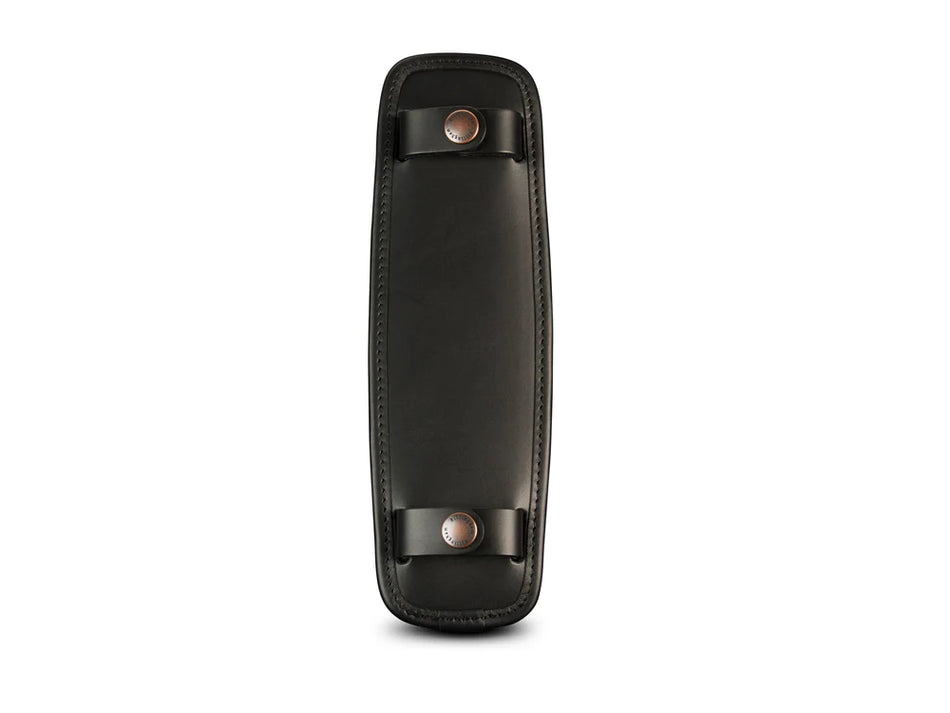 Billingham SP50 Shoulder Pad - Black Leather with Antique Studs