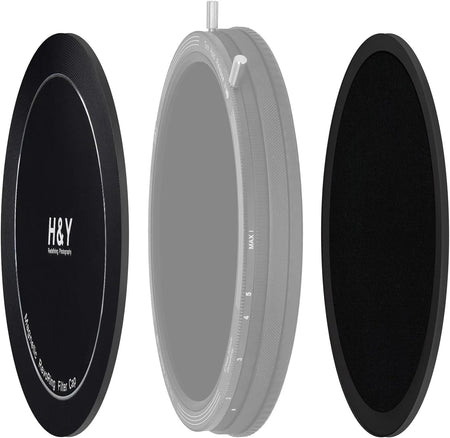 -H&Y Filters RevoRing Aluminium Front and Back Caps for 37-49mm-Filter Caps-H&Y Filters