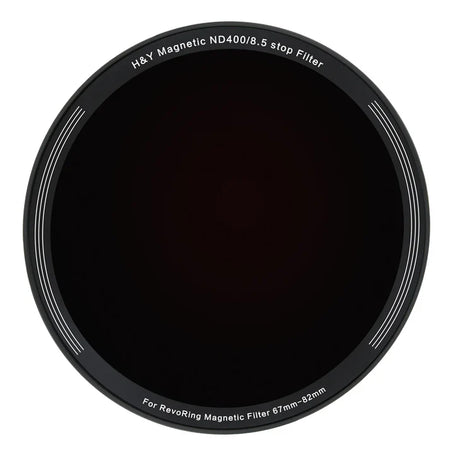 -H&Y Filters ND400 (9 Stop) Magnetic Clip-On Filter for RevoRing (67-82mm)-82mm Filters for Revo & Swift Rings-H&Y Filters