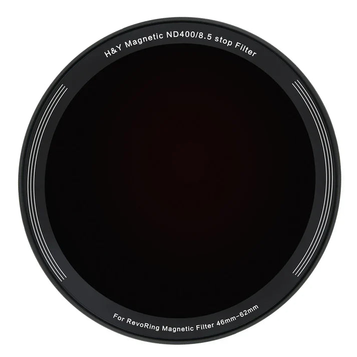 -H&Y Filters ND400 (9 Stop) Magnetic Clip-On Filter for RevoRing (46-62mm)-62mm Filters for Revo & Swift Rings-H&Y Filters