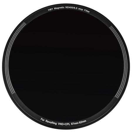 -H&Y Filters ND400 (9 Stop) Magnetic Clip-On Filter for RevoRing (82-95mm)-95mm Filters for Revo & Swift Rings-H&Y Filters