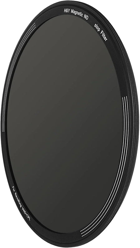 -H&Y Filters ND4 (2 Stop) Magnetic Clip-On Filter for RevoRing (46-62mm)-62mm Filters for Revo & Swift Rings-H&Y Filters