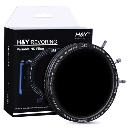 -H&Y Filters RevoRing MKII Variable ND3-ND1000 & Circular Polarizer Filter (82-95mm)-Variable Lens Adapter VND+CPL Filter-H&Y Filters