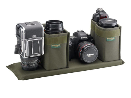 Billingham 555 MKII Camera Bag - Black FibreNyte / Black Leather