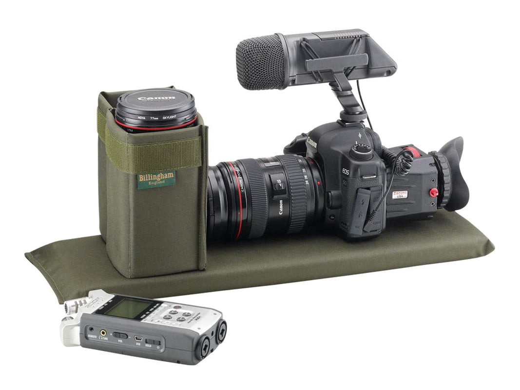 Billingham 555 MKII Camera Bag - Black FibreNyte / Black Leather