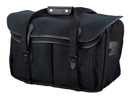 Billingham 555 MKII Camera Bag - Black FibreNyte / Black Leather