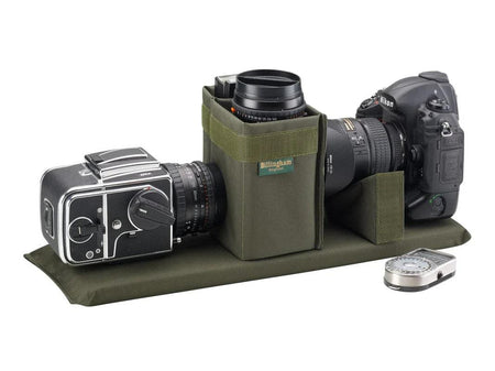 Billingham 555 MKII Camera Bag - Khaki Canvas / Tan Leather