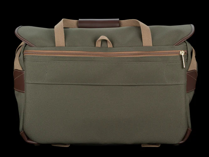 Billingham 555 MKII Camera Bag - Sage FibreNyte / Chocolate Leather