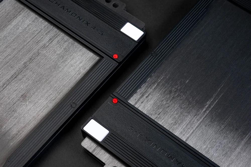 -CHAMONIX FH045P Film Holder 4x5 (Plastic) with Carbon Fibre Dark Slide - Sheet Film-Film Holders-CHAMONIX