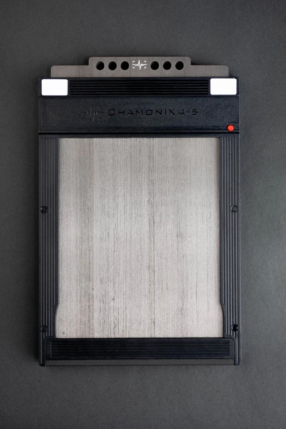 -CHAMONIX FH045P Film Holder 4x5 (Plastic) with Carbon Fibre Dark Slide - Sheet Film-Film Holders-CHAMONIX