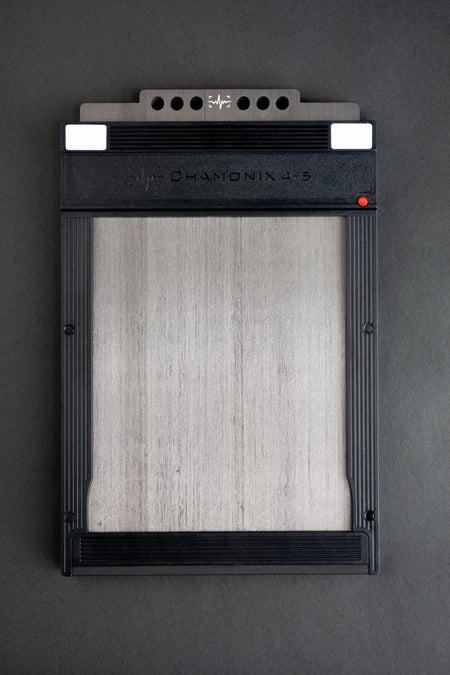 -CHAMONIX FH045P Film Holder 4x5 (Plastic) with Carbon Fibre Dark Slide - Sheet Film-Film Holders-CHAMONIX